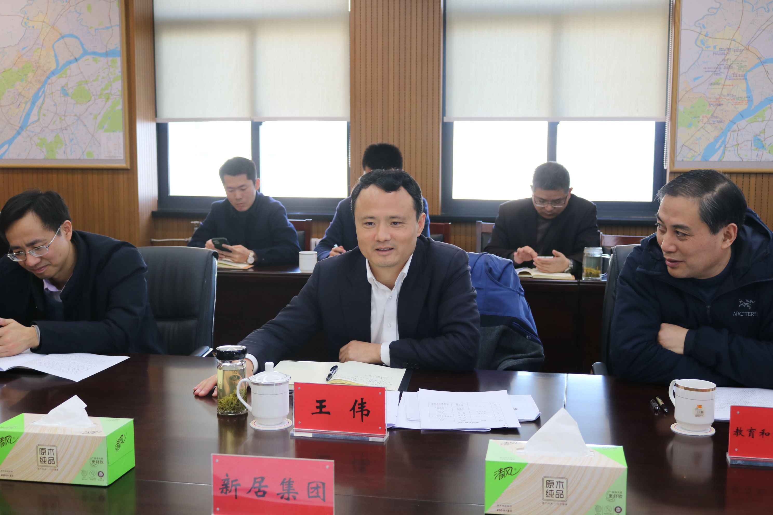 新区领导调研NG娱乐集团重点教育项目