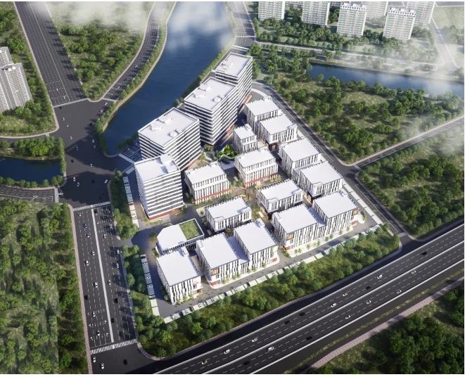 浦仪公路旁，，，，，，竖起产业新地标